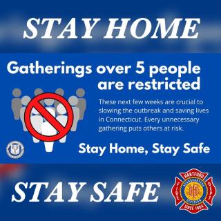 Stay home. Stay safe.